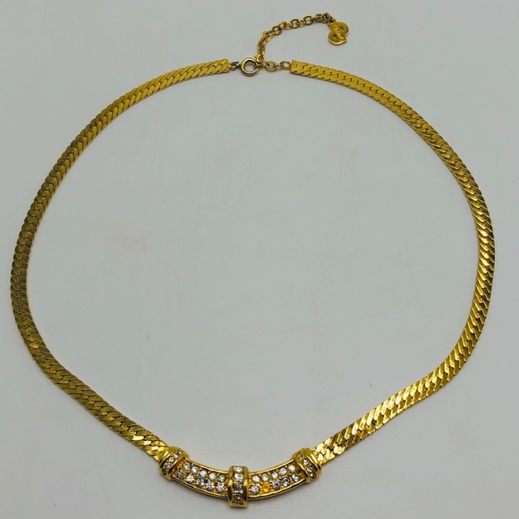 Vintage Gold Christian Dior Necklace 